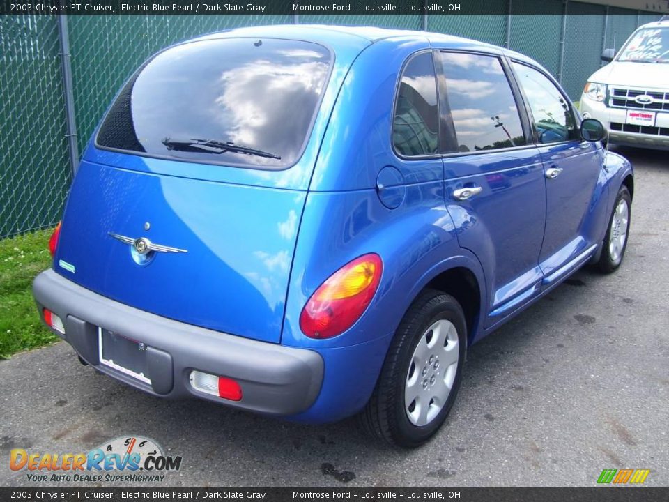 2003 Chrysler PT Cruiser Electric Blue Pearl / Dark Slate Gray Photo #5