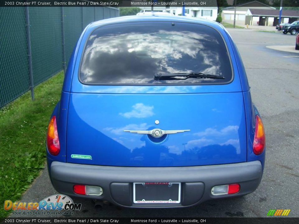 2003 Chrysler PT Cruiser Electric Blue Pearl / Dark Slate Gray Photo #6
