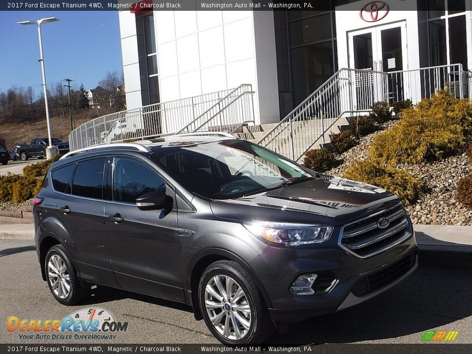 2017 Ford Escape Titanium 4WD Magnetic / Charcoal Black Photo #1