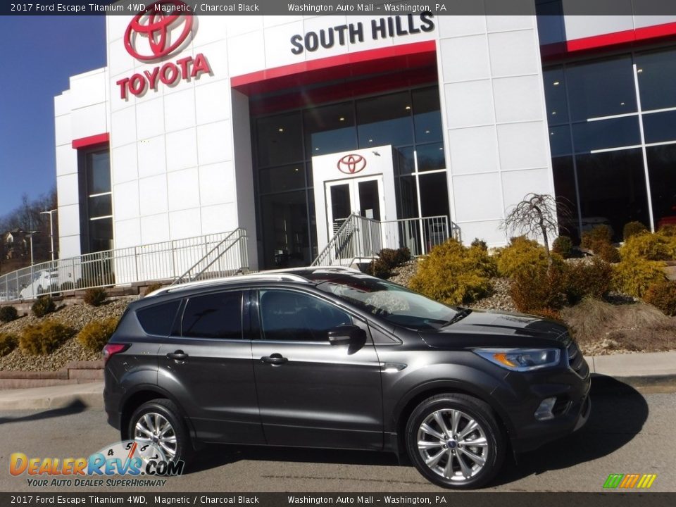 2017 Ford Escape Titanium 4WD Magnetic / Charcoal Black Photo #2