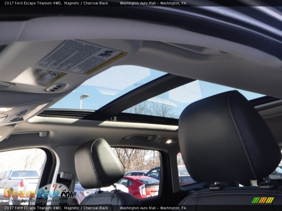 2017 Ford Escape Titanium 4WD Magnetic / Charcoal Black Photo #3