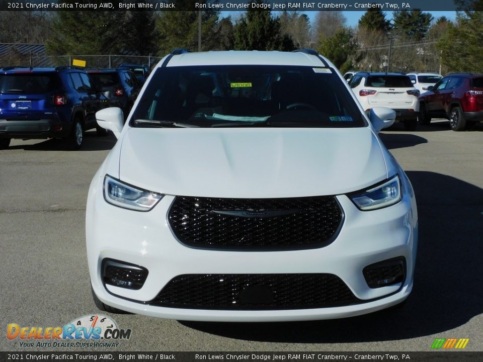 2021 Chrysler Pacifica Touring AWD Bright White / Black Photo #2