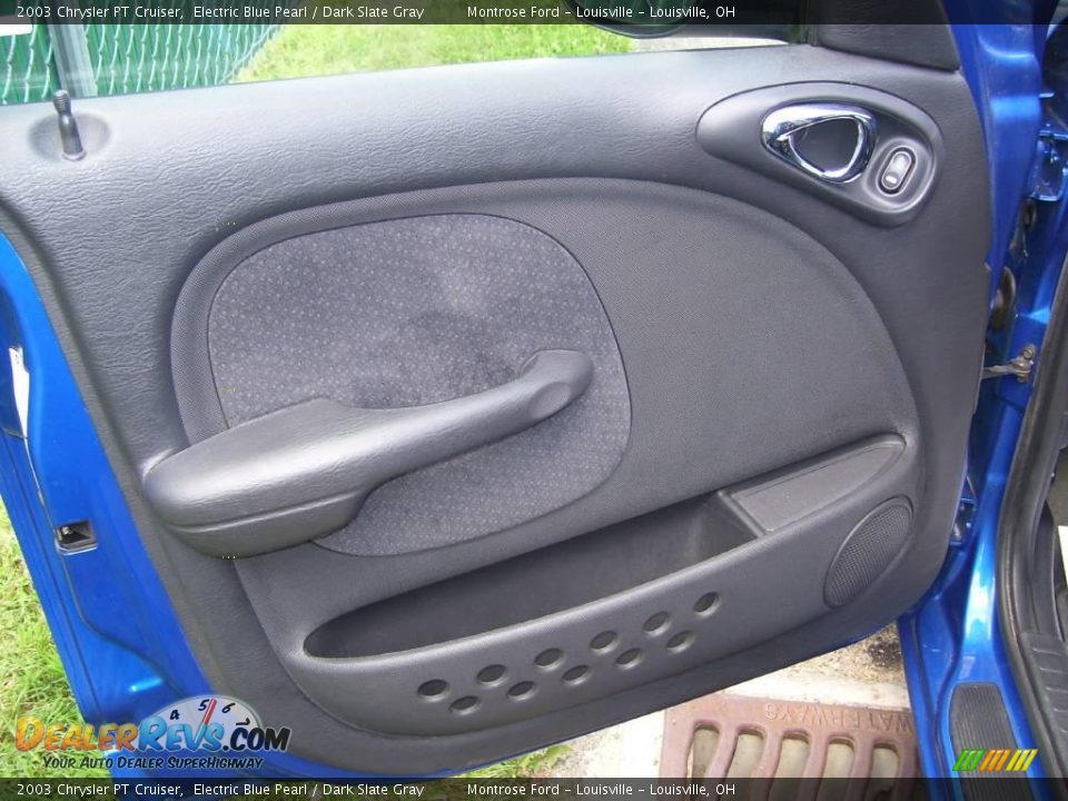 2003 Chrysler PT Cruiser Electric Blue Pearl / Dark Slate Gray Photo #8