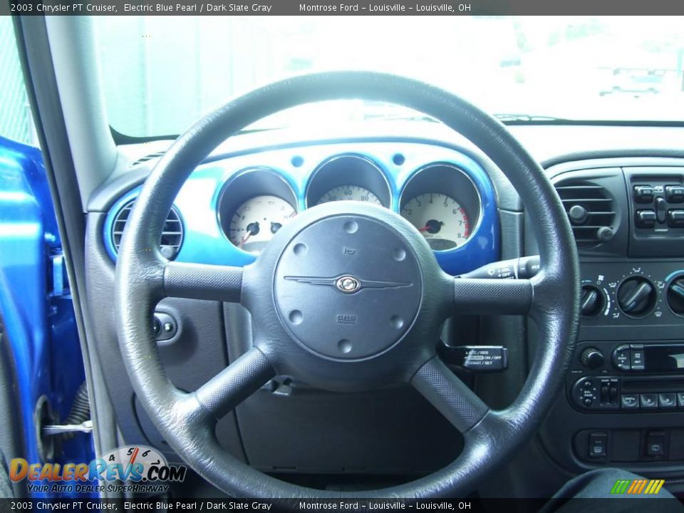 2003 Chrysler PT Cruiser Electric Blue Pearl / Dark Slate Gray Photo #9