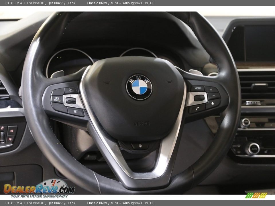 2018 BMW X3 xDrive30i Steering Wheel Photo #7