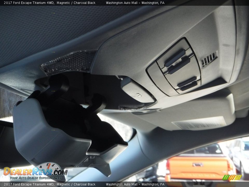 2017 Ford Escape Titanium 4WD Magnetic / Charcoal Black Photo #24