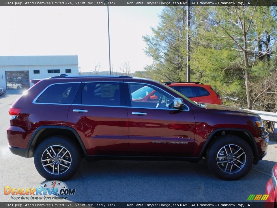 2021 Jeep Grand Cherokee Limited 4x4 Velvet Red Pearl / Black Photo #4