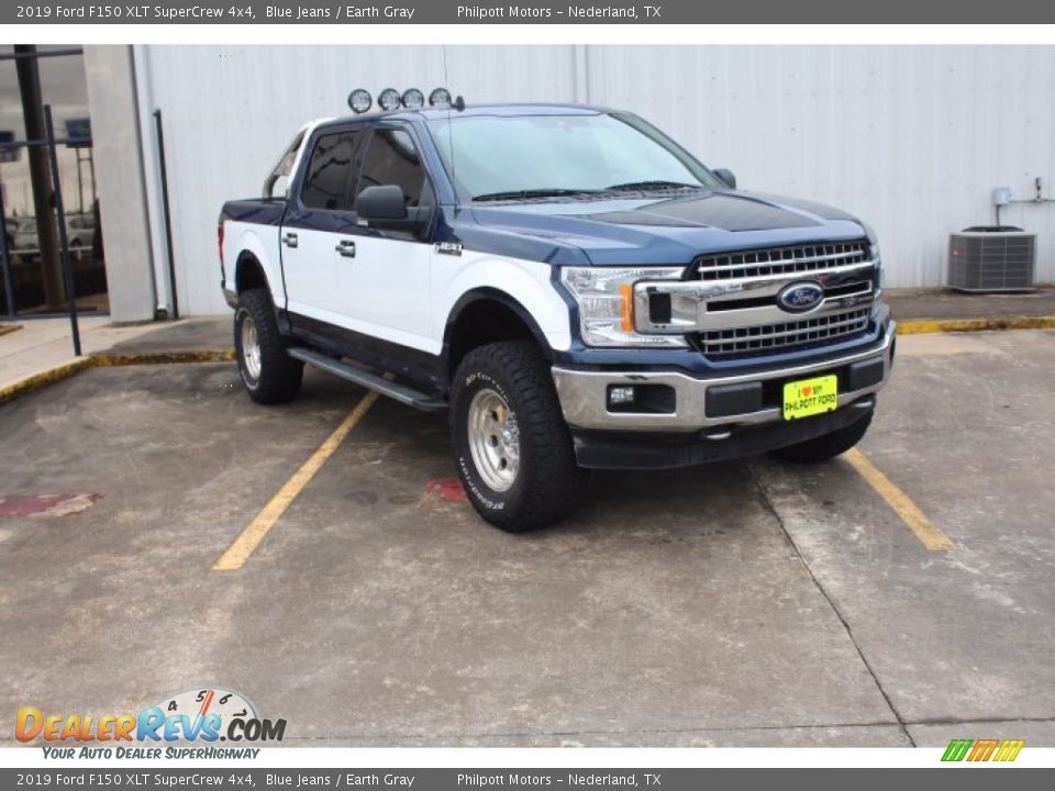 2019 Ford F150 XLT SuperCrew 4x4 Blue Jeans / Earth Gray Photo #2