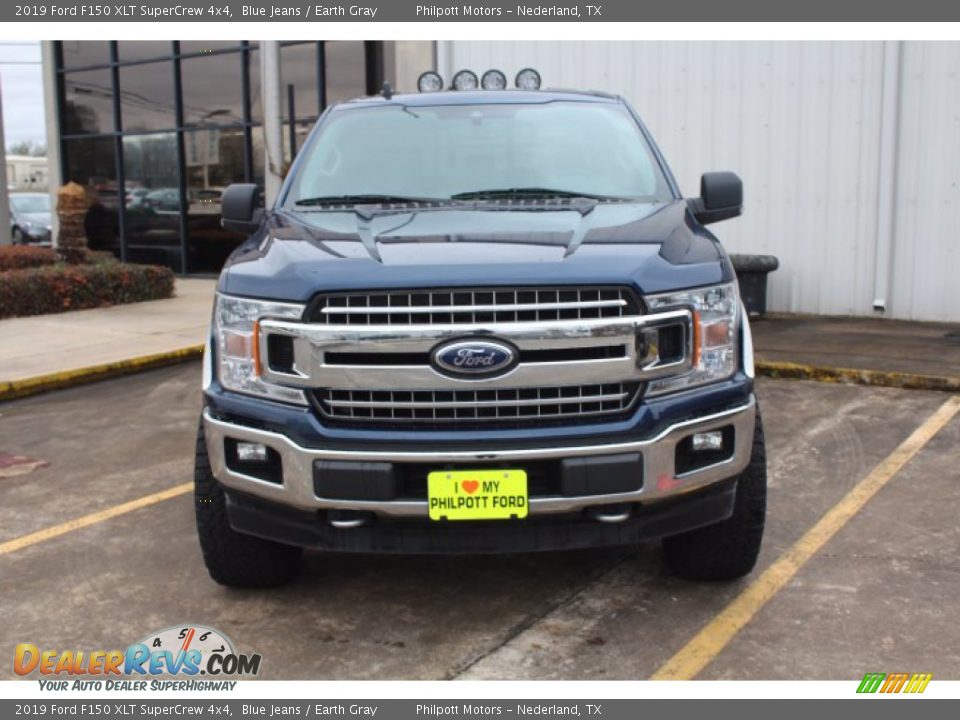 2019 Ford F150 XLT SuperCrew 4x4 Blue Jeans / Earth Gray Photo #3