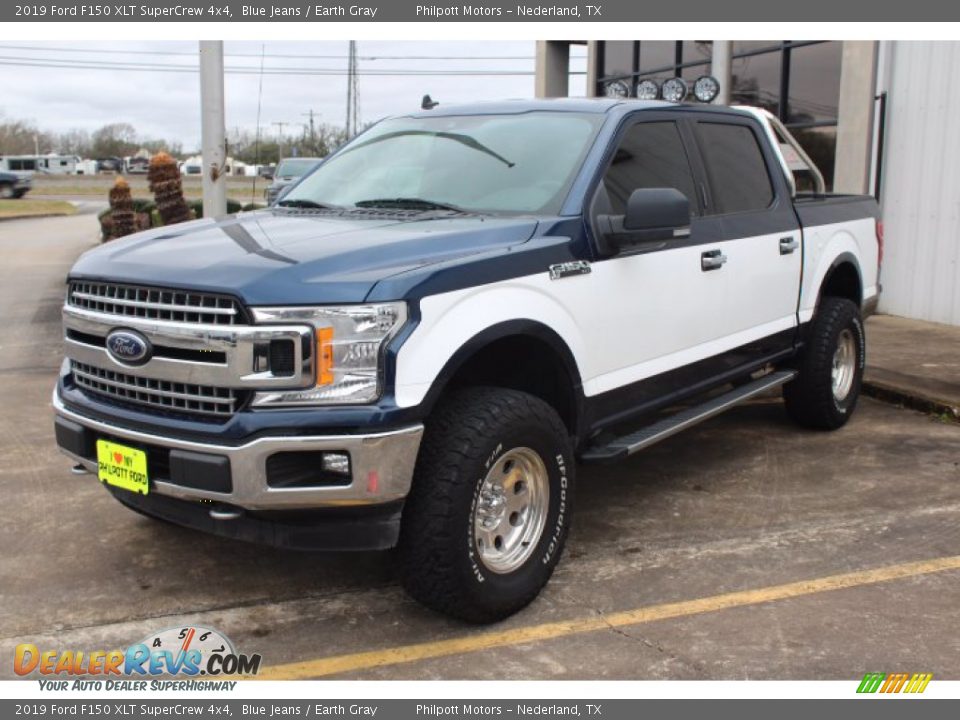 2019 Ford F150 XLT SuperCrew 4x4 Blue Jeans / Earth Gray Photo #4