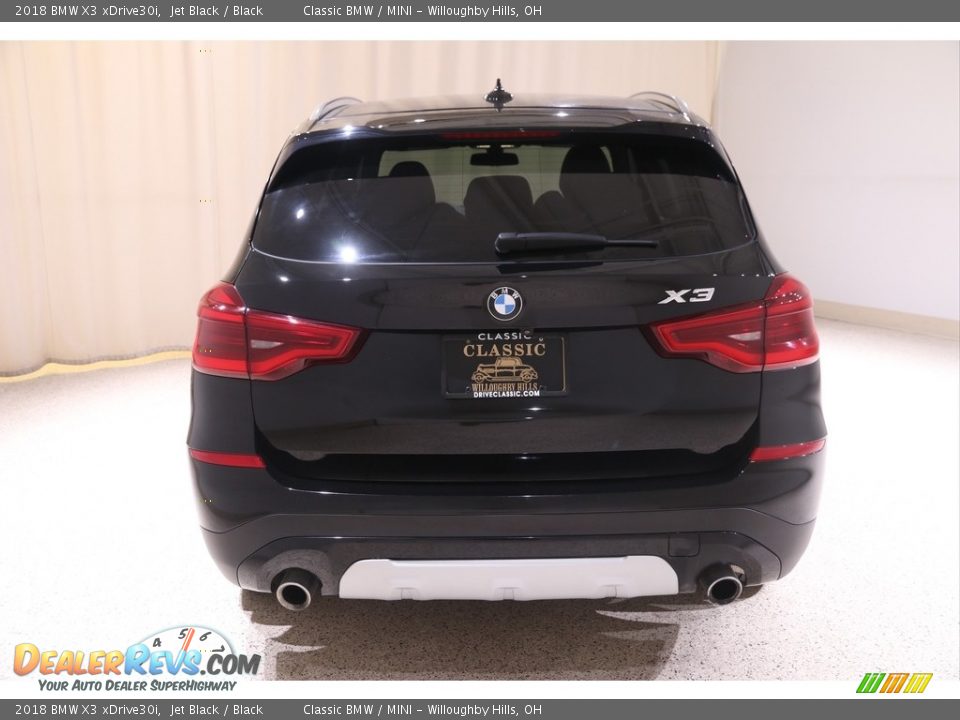 2018 BMW X3 xDrive30i Jet Black / Black Photo #25