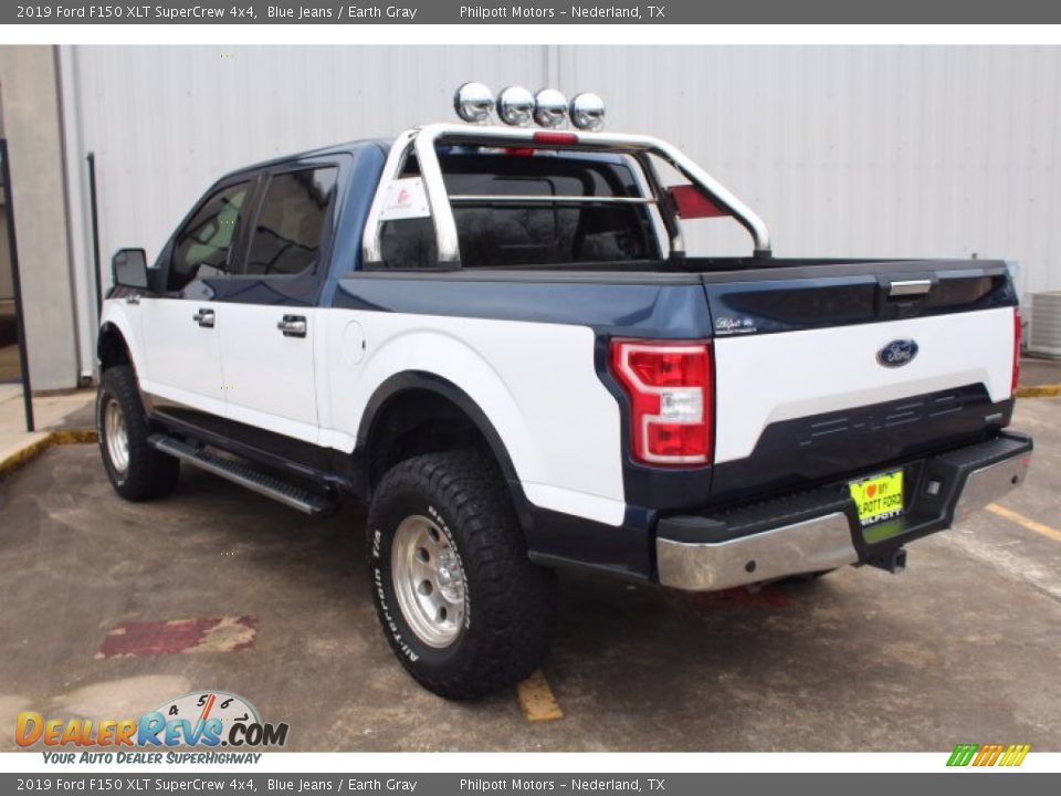 2019 Ford F150 XLT SuperCrew 4x4 Blue Jeans / Earth Gray Photo #7