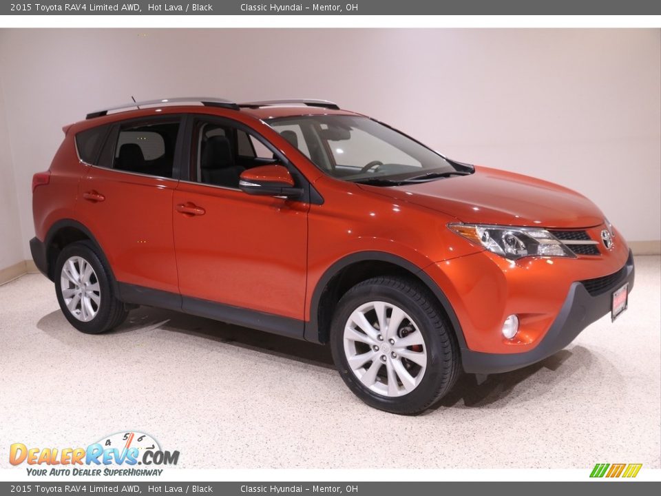 2015 Toyota RAV4 Limited AWD Hot Lava / Black Photo #1