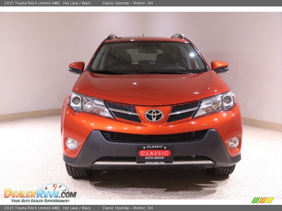 2015 Toyota RAV4 Limited AWD Hot Lava / Black Photo #2