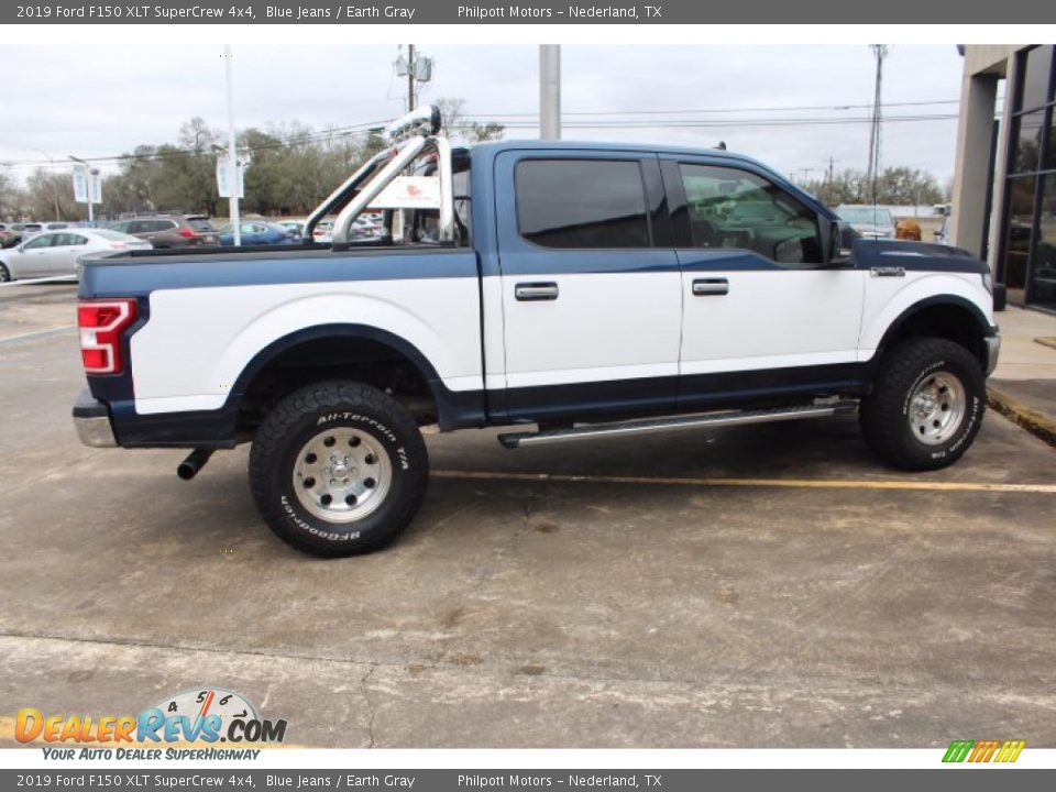 2019 Ford F150 XLT SuperCrew 4x4 Blue Jeans / Earth Gray Photo #10