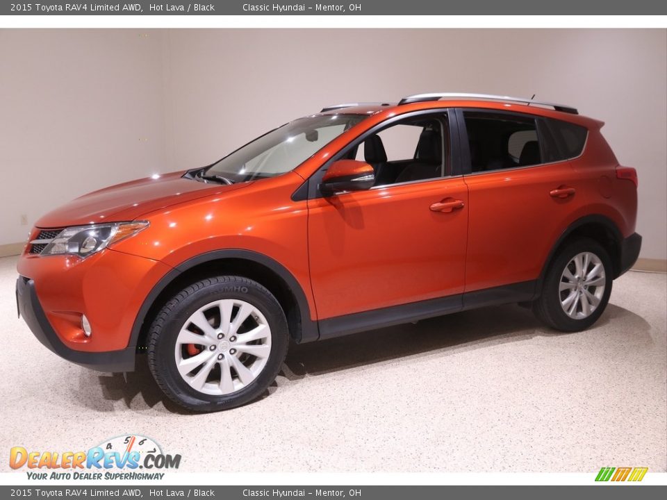 2015 Toyota RAV4 Limited AWD Hot Lava / Black Photo #3
