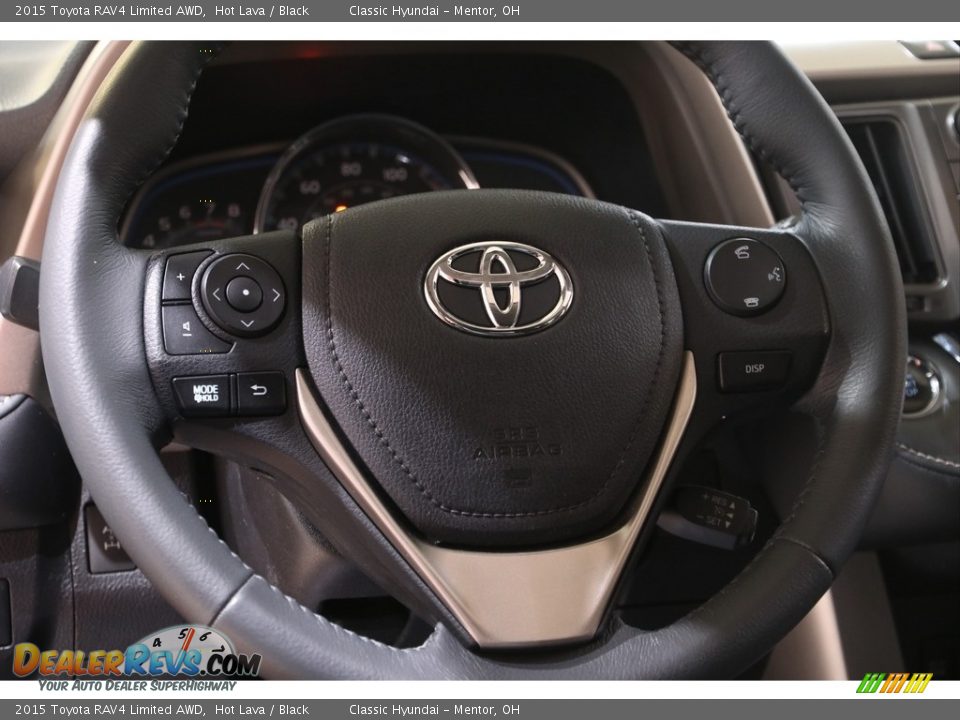 2015 Toyota RAV4 Limited AWD Hot Lava / Black Photo #7