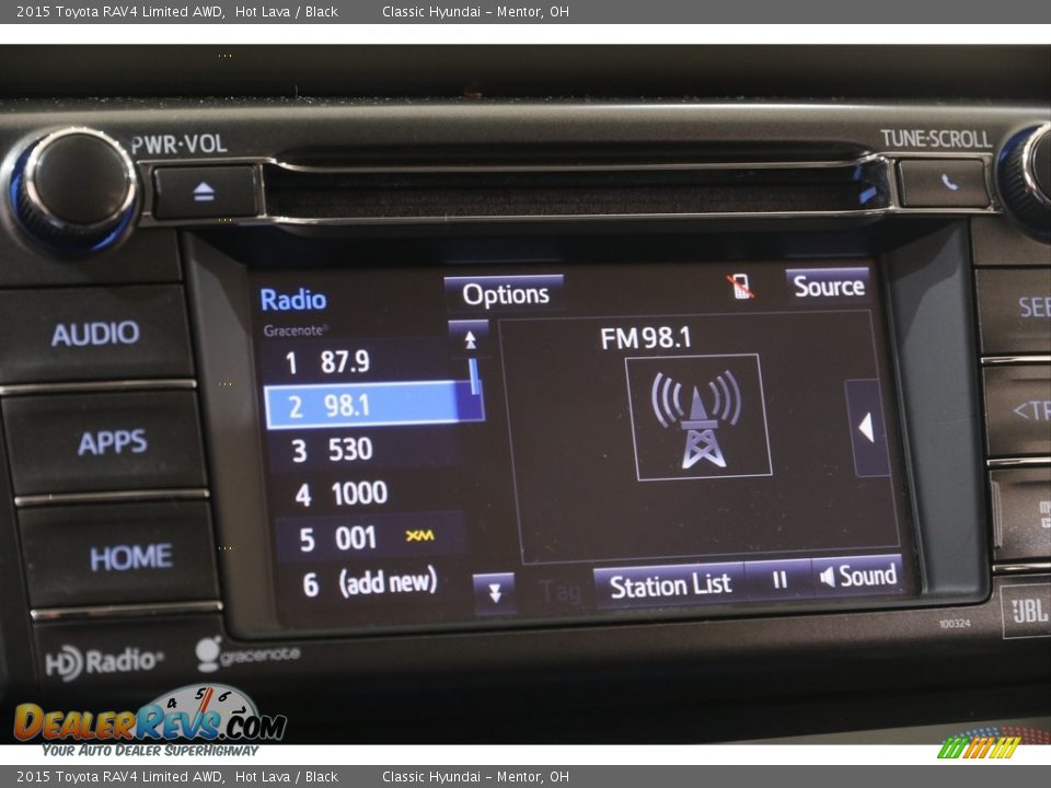 2015 Toyota RAV4 Limited AWD Hot Lava / Black Photo #10