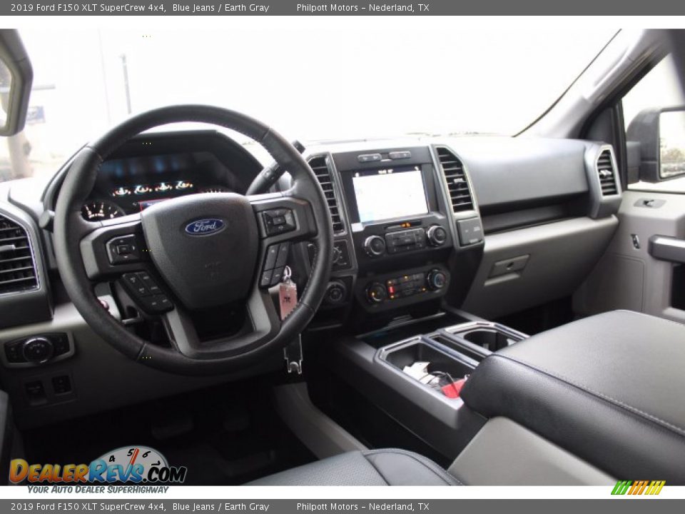 2019 Ford F150 XLT SuperCrew 4x4 Blue Jeans / Earth Gray Photo #22