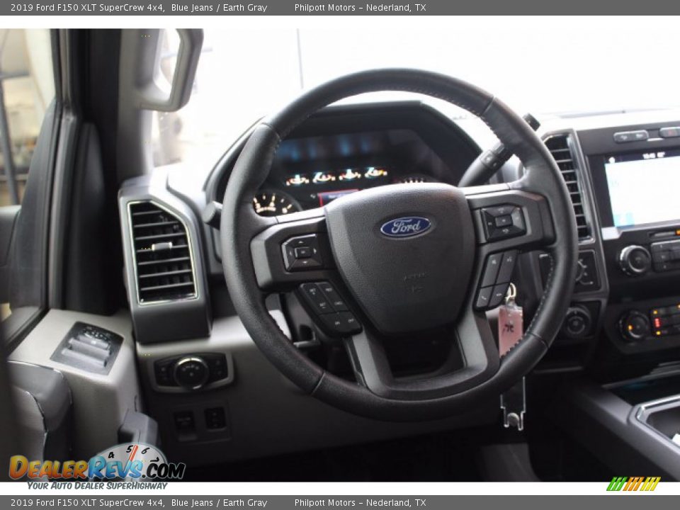 2019 Ford F150 XLT SuperCrew 4x4 Blue Jeans / Earth Gray Photo #23