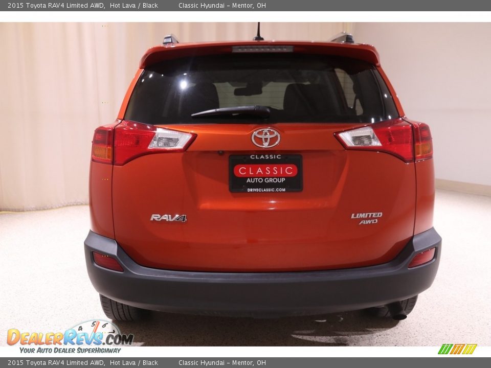 2015 Toyota RAV4 Limited AWD Hot Lava / Black Photo #19