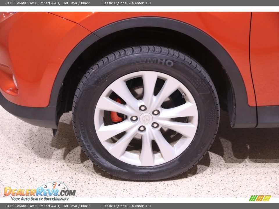 2015 Toyota RAV4 Limited AWD Hot Lava / Black Photo #21