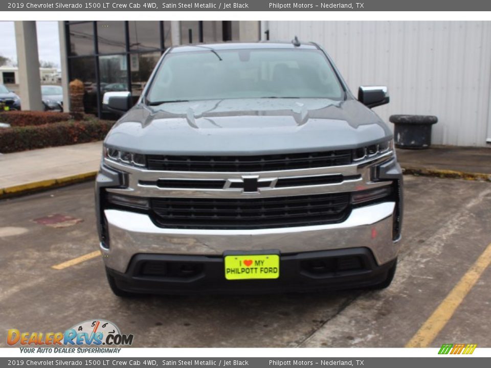 2019 Chevrolet Silverado 1500 LT Crew Cab 4WD Satin Steel Metallic / Jet Black Photo #3