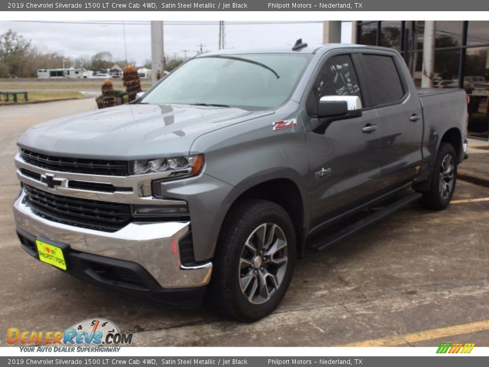 2019 Chevrolet Silverado 1500 LT Crew Cab 4WD Satin Steel Metallic / Jet Black Photo #4