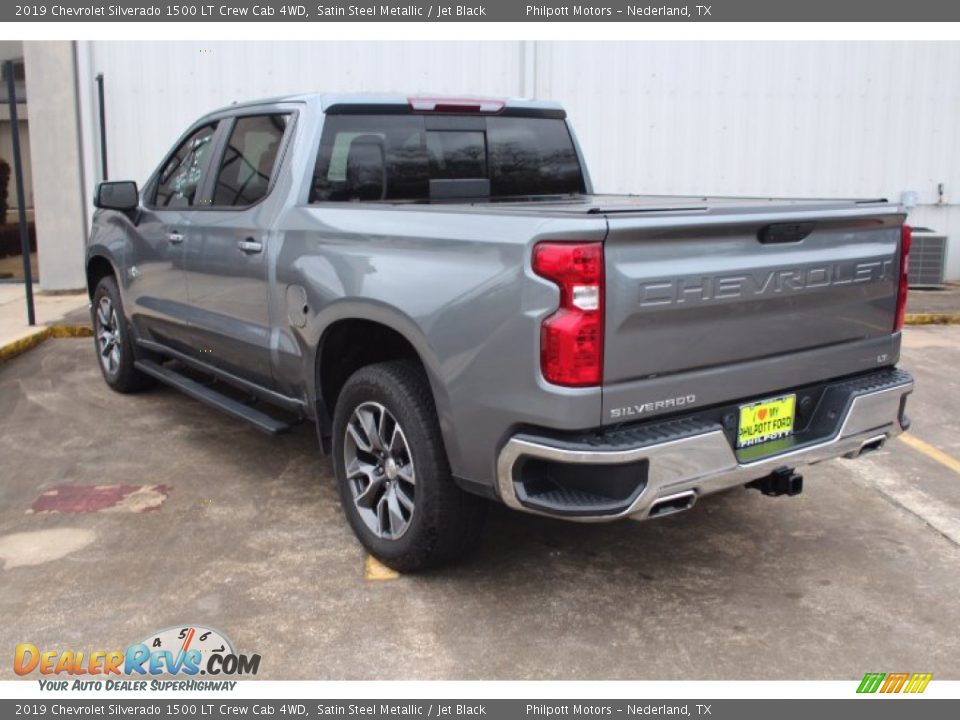 2019 Chevrolet Silverado 1500 LT Crew Cab 4WD Satin Steel Metallic / Jet Black Photo #6