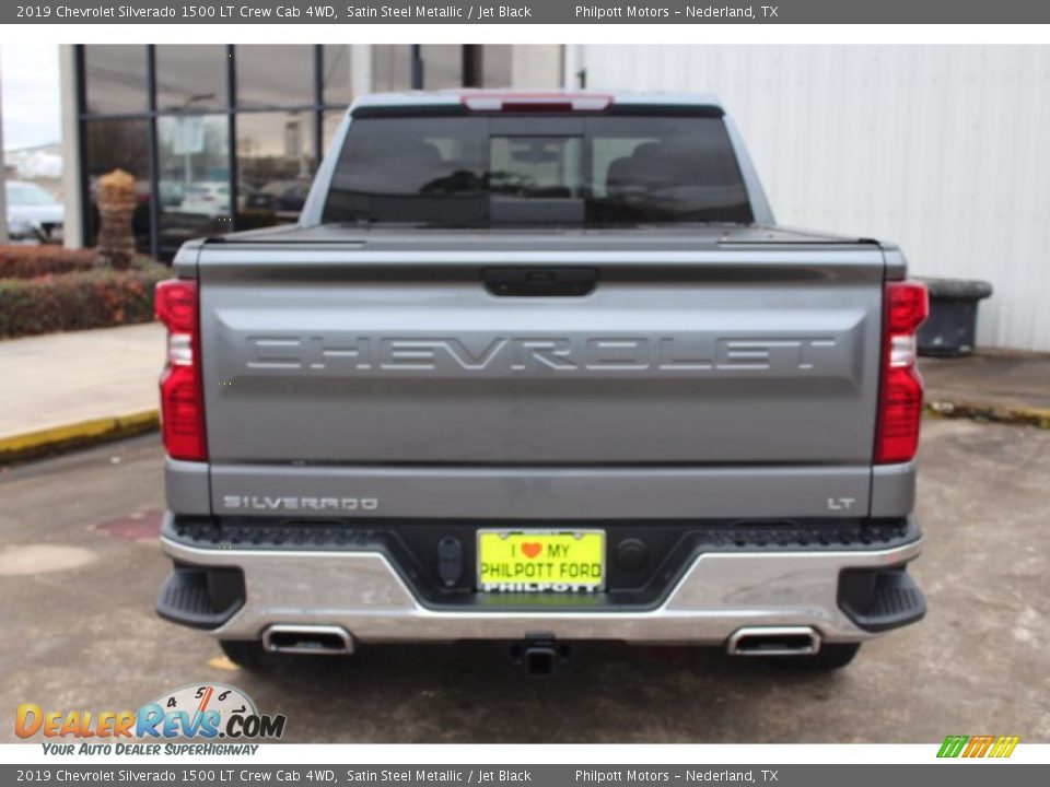 2019 Chevrolet Silverado 1500 LT Crew Cab 4WD Satin Steel Metallic / Jet Black Photo #7