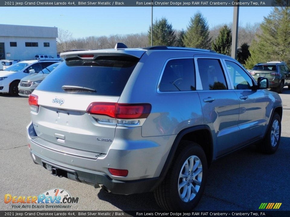 2021 Jeep Grand Cherokee Laredo 4x4 Billet Silver Metallic / Black Photo #5