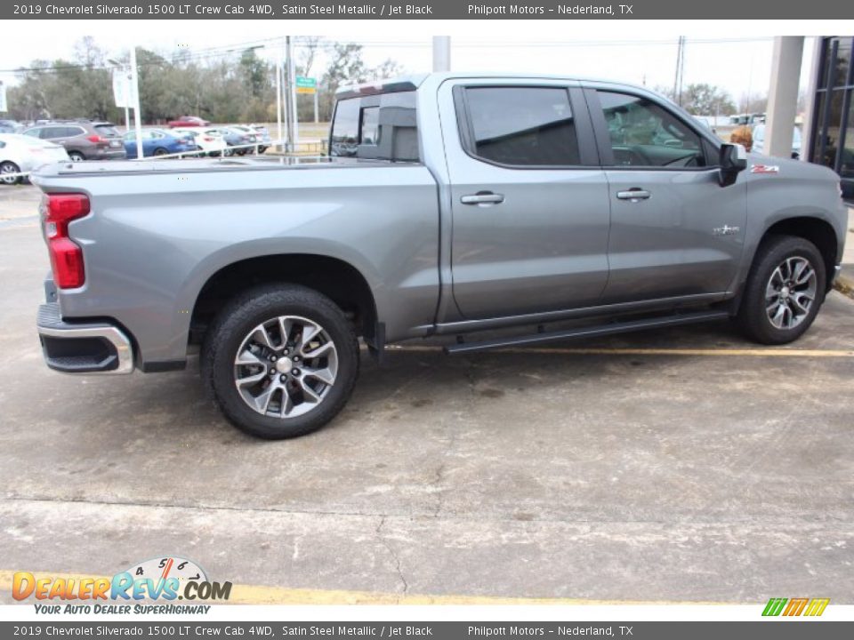 2019 Chevrolet Silverado 1500 LT Crew Cab 4WD Satin Steel Metallic / Jet Black Photo #9