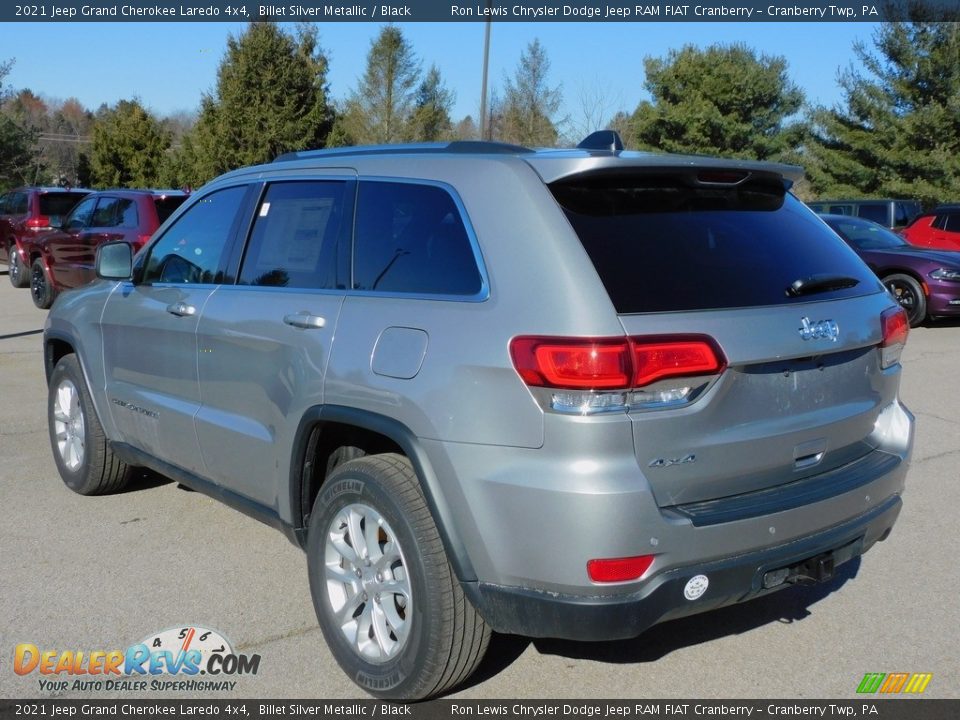 2021 Jeep Grand Cherokee Laredo 4x4 Billet Silver Metallic / Black Photo #8