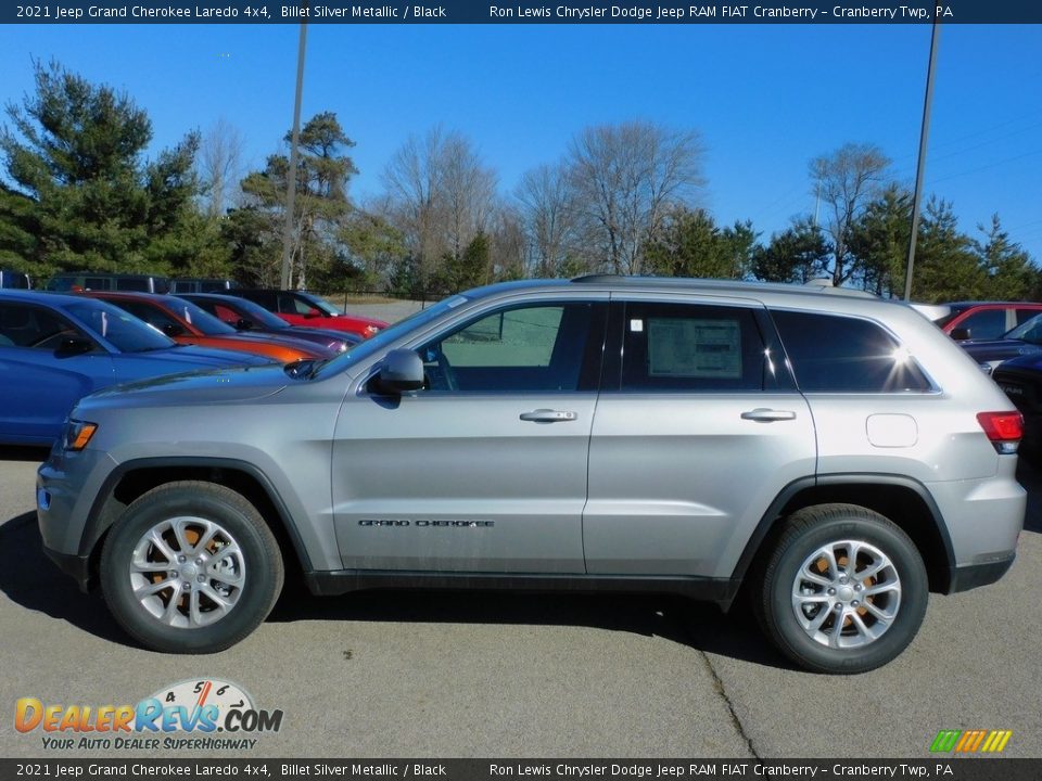 2021 Jeep Grand Cherokee Laredo 4x4 Billet Silver Metallic / Black Photo #9