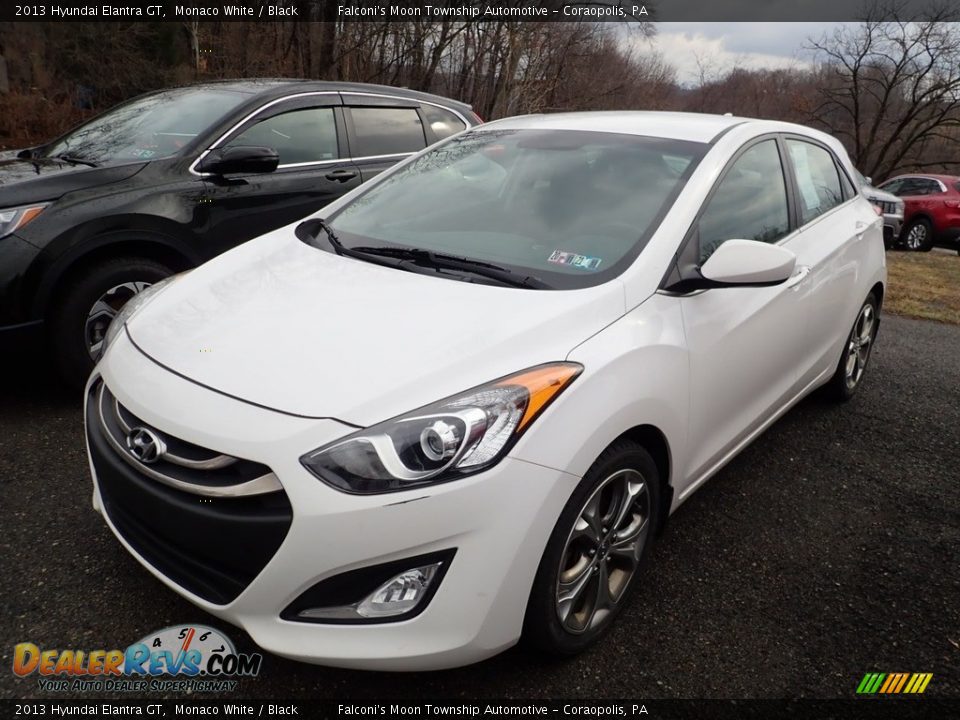 2013 Hyundai Elantra GT Monaco White / Black Photo #1