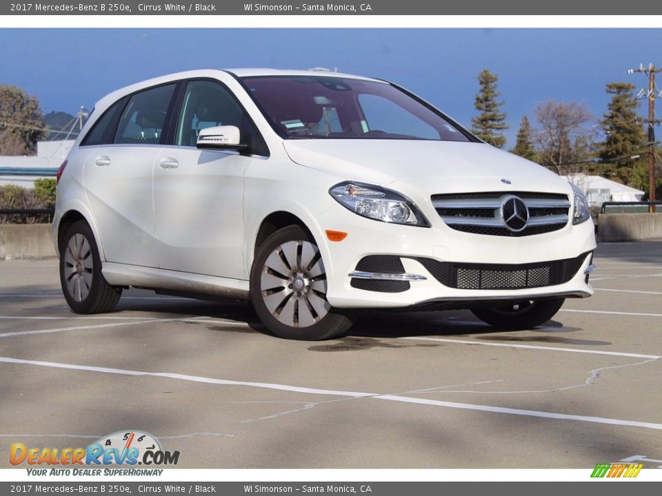 2017 Mercedes-Benz B 250e Cirrus White / Black Photo #2