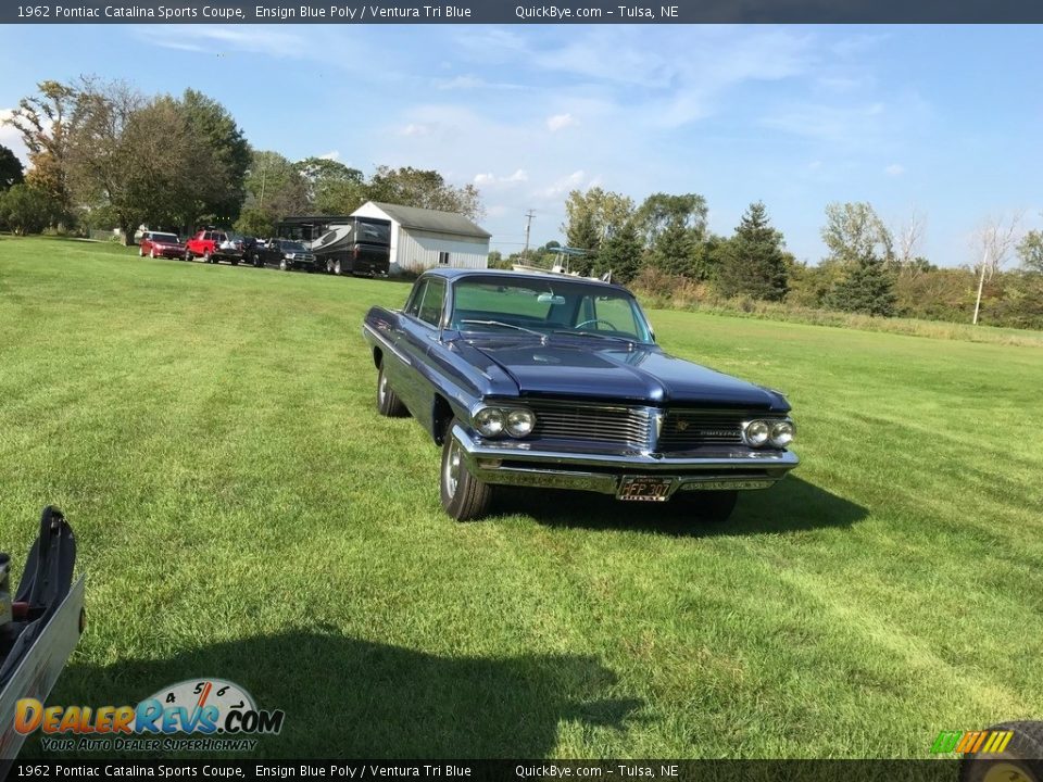 1962 Pontiac Catalina Sports Coupe Ensign Blue Poly / Ventura Tri Blue Photo #5