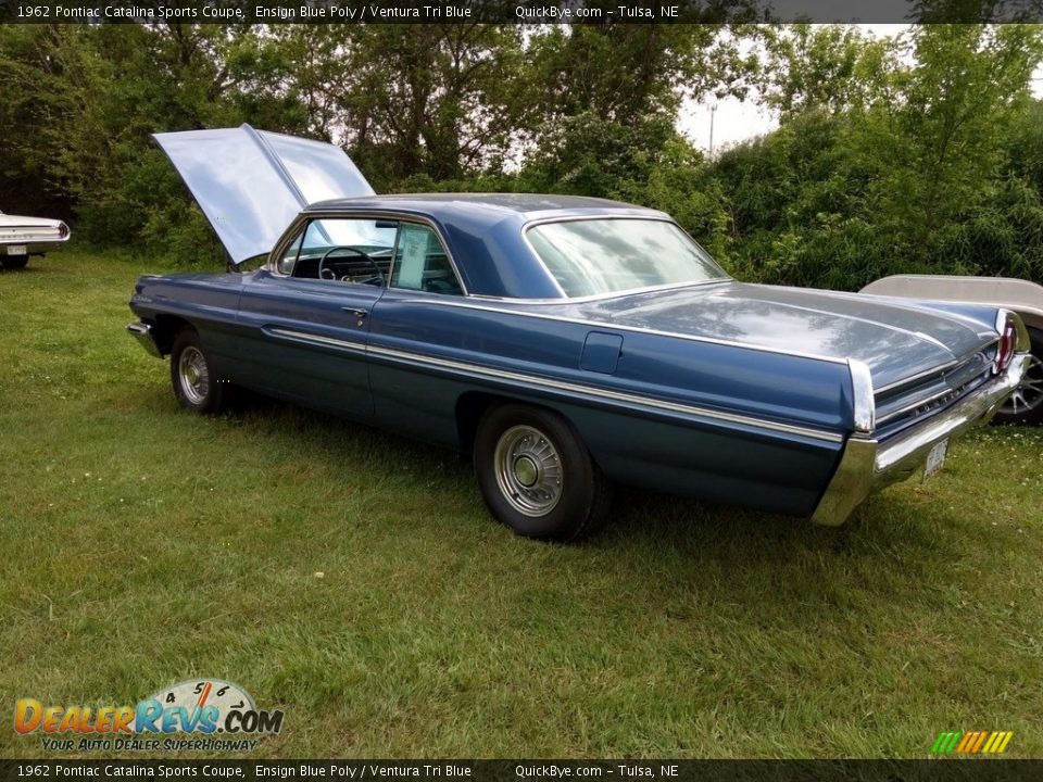1962 Pontiac Catalina Sports Coupe Ensign Blue Poly / Ventura Tri Blue Photo #9