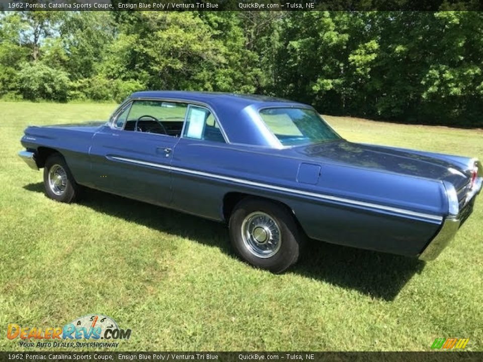 1962 Pontiac Catalina Sports Coupe Ensign Blue Poly / Ventura Tri Blue Photo #10
