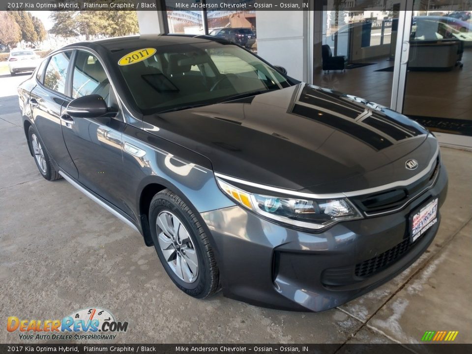 Front 3/4 View of 2017 Kia Optima Hybrid Photo #2