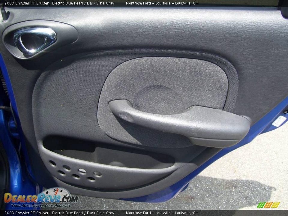 2003 Chrysler PT Cruiser Electric Blue Pearl / Dark Slate Gray Photo #22