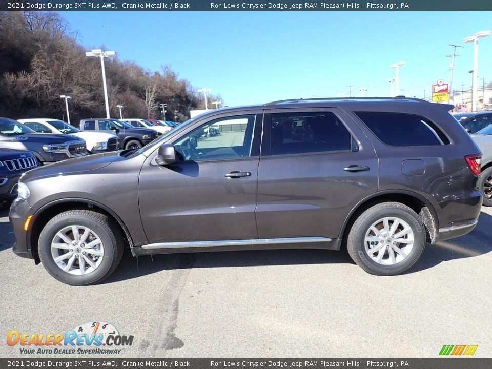 2021 Dodge Durango SXT Plus AWD Granite Metallic / Black Photo #2