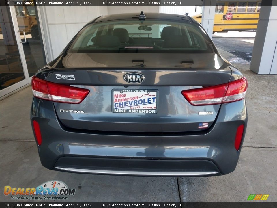 2017 Kia Optima Hybrid Platinum Graphite / Black Photo #5