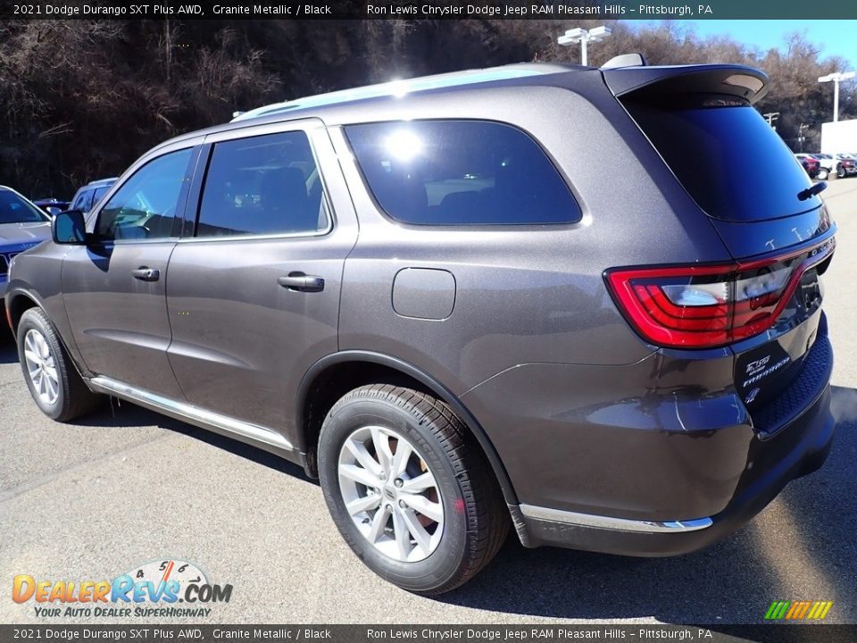 2021 Dodge Durango SXT Plus AWD Granite Metallic / Black Photo #3