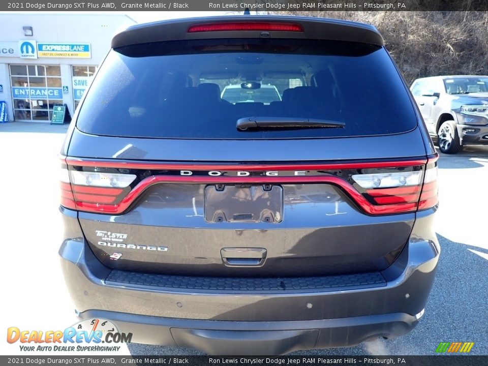 2021 Dodge Durango SXT Plus AWD Granite Metallic / Black Photo #4