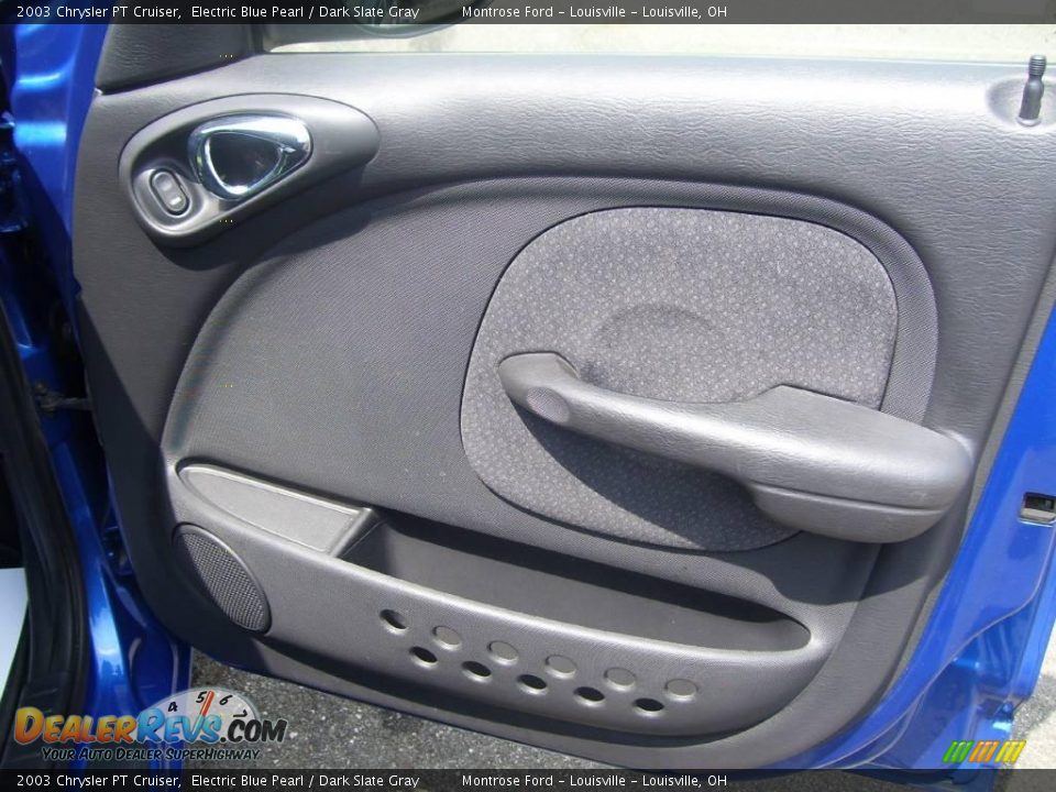 2003 Chrysler PT Cruiser Electric Blue Pearl / Dark Slate Gray Photo #23