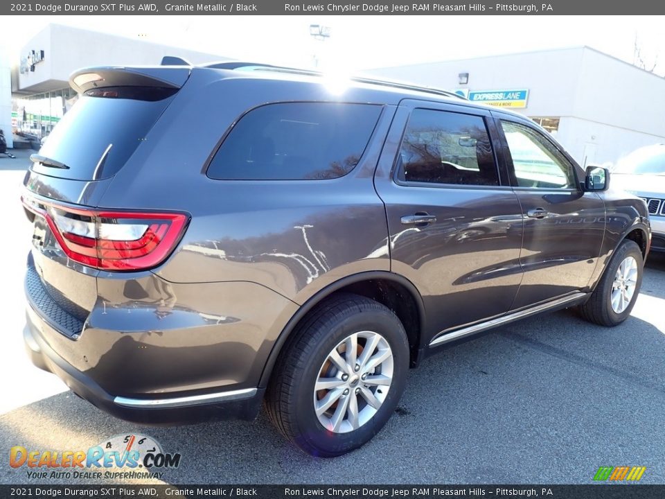 2021 Dodge Durango SXT Plus AWD Granite Metallic / Black Photo #6