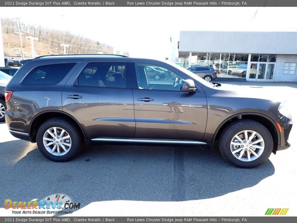 2021 Dodge Durango SXT Plus AWD Granite Metallic / Black Photo #7