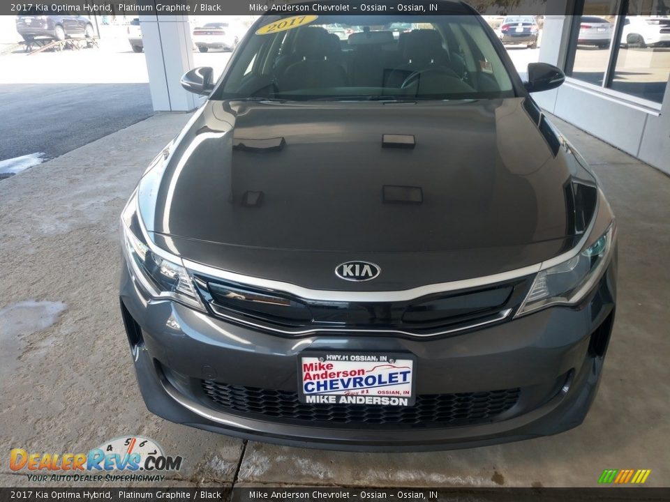 2017 Kia Optima Hybrid Platinum Graphite / Black Photo #9