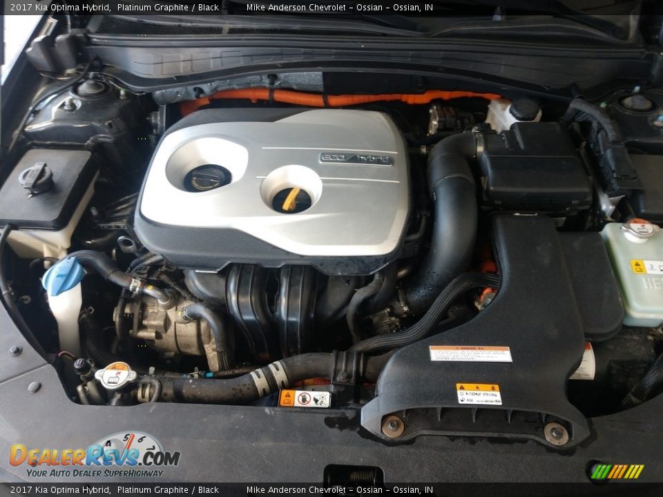 2017 Kia Optima Hybrid 2.0 Liter DOHC 16-Valve CVVT 4 Cylinder Gasoline/Electric Hybrid Engine Photo #10